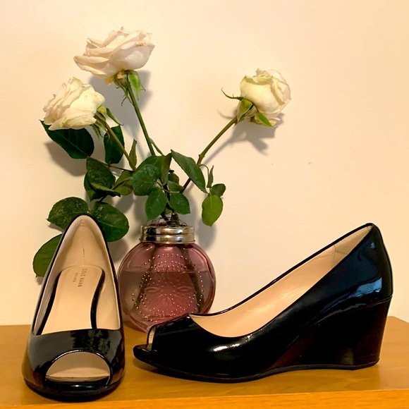 Cole Haan Shoes - New Cole Haan black patent peep toe shoes 👠 7